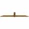 Ekena Millwork Eugene Rough Sawn Timber Gable Bracket, Western Red Cedar, 108"W x 22"H x 2"D x 6"F, 5/12 Pitch GBW108X22X0206EUG00RWR - alternate 4